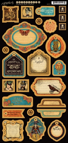 Graphic 45 Steampunk Spells Chipboard Die-Cuts # 2 Graphic 45 Steampunk Spells Chipboard Die-Cuts # 2